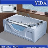 Luxury cheap Whirlpool bathtub, Black and White,LED massage bathtub,jakuzi function bathtub